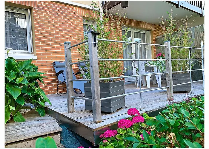 Cabourg, Plain Pied Avec Terrasse Acces Direct A La קאבורג